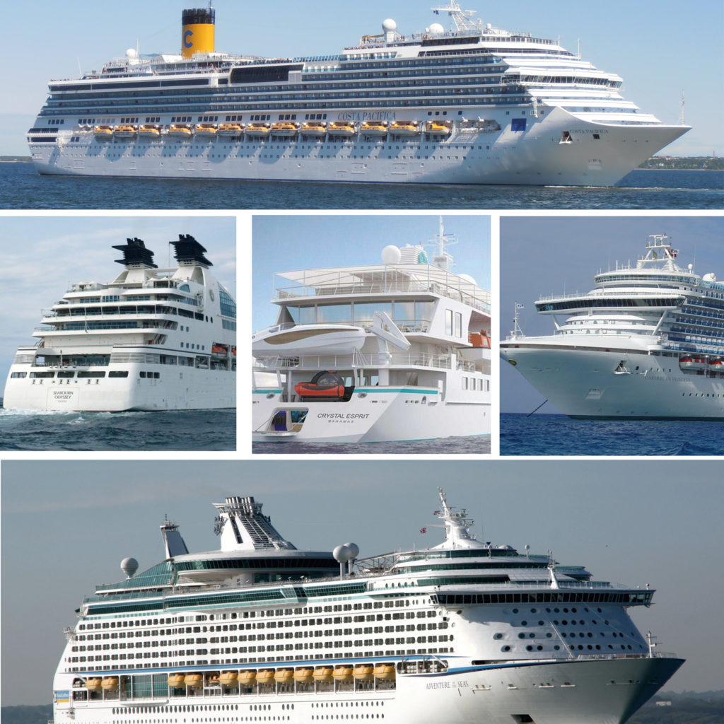 Cruise Schedule Update Tuesday 9th January, 2018