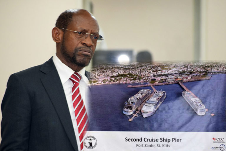 UNPATRIOTIC EFFORTS OF DR. DOUGLAS COME TO NAUGHT AS WORK ON SECOND CRUISE PIER STARTS