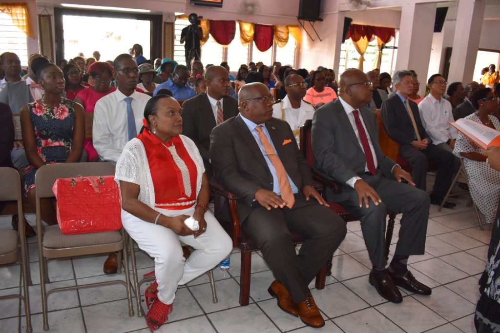 WEST BASSETERRE SHARES IN PM HARRIS’ 25TH ANNIVERSARY CELEBRATIONS WITH SERVICE AT ANTIOCH BAPTIST CHURCH