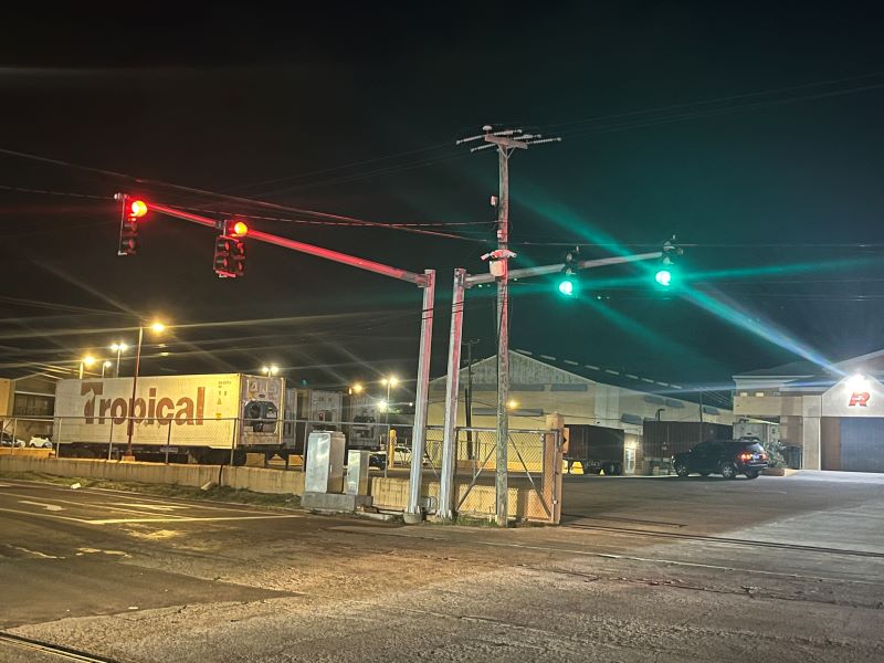 TRAFFIC SIGNALS AT THE INTERSECTION OF BIRD ROCK AND THE BAY ROAD FINALLY GET THE GREEN LIGHT